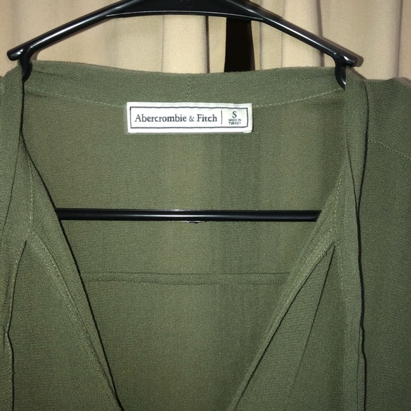Abercrombie & Fitch blouse green small - Picture 4 of 6